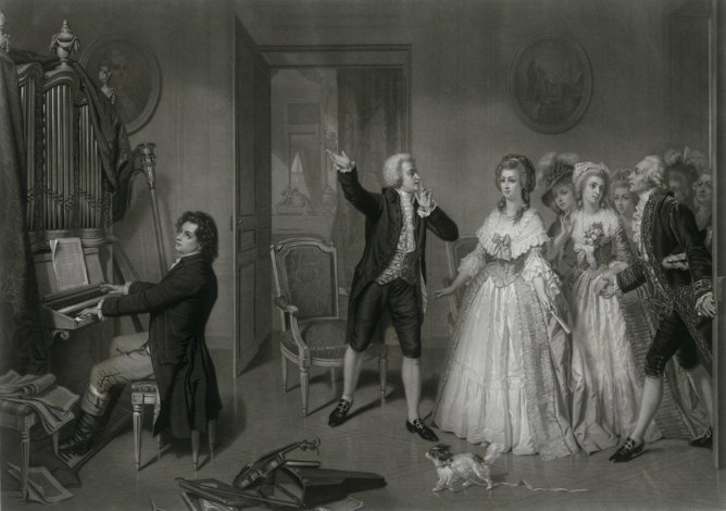 Beethoven in Mozart